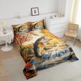 thumbnail image 4 of Erosebridal Pike Fish Bedding Full Comforter Set, Fishing and Hunting Comforter Sets Full Size, Rustic Lake Reversible Down Comforter, Lightweight Bedroom Decorative, 3pcs, 4 of 8