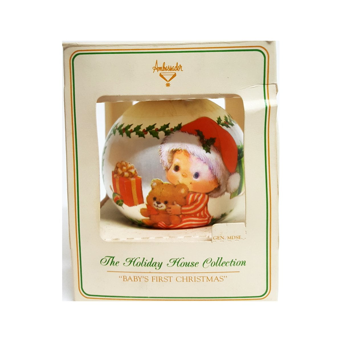 1980 baby's first christmas ornament