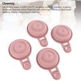 thumbnail image 6 of BIMZUC 4pcs Silicone Diaphragm Replacement Parts for Momcozy M9 Wearable Breast Pump Accessories, Clear (6.30 inches / 16 cm), 6 of 10