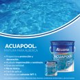 thumbnail image 2 of Pintura para Alberca Pinturas Acuario Acuapool 4 Litros Azul Medio, 2 of 3