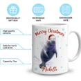 thumbnail image 2 of Personalized Gifts Manatee Lover - Merry Christmas Customized Name Ceramic Coffee Mug Cup 11oz - Cute Sea Animal Lovers Gifts For Women, Girl kids Family On Birthday, Christmas, 2 of 5