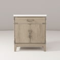 thumbnail image 5 of 30" W X 22" D Grey Oak Vanity With Double-sealed Quartz - Solid Wood, Soft Close, Ample Storage Options Bath In White Top Abundant Interior, 5 of 5