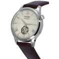 thumbnail image 2 of Citizen Calf Leather Strap Open Heart Ivory Dial Automatic NH9130-17A Men's Watch, 2 of 3