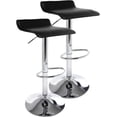 thumbnail image 1 of Bancos Altos Barra 2 Pzs Desayunador Para Cocina Giratorios Negro EKE Life Home 8174, 1 of 4