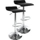 thumbnail image 1 of Bancos Altos Barra 2 Pzs Desayunador Para Cocina Giratorios Negro EKE Life Home 8174, 1 of 4