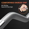 thumbnail image 6 of FIXTECH 47'' Curl Bar with Collars for All Standard 1" Plates, 440-Pound Capacity, Silver, 6 of 9