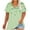 Green, variant on TKLPEHG Women Plus Size Tops St. Patricks Day Shirts V Neck Short Sleeve Tshirts Oversized Shamrock Print T Shirt (Green,XXXL)