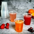 thumbnail image 5 of 100 piezas de vasos desechables transparentes 250ml tazas de cena para el hogar vasos de plástico pp gruesos JAMW Sencillez, 5 of 5