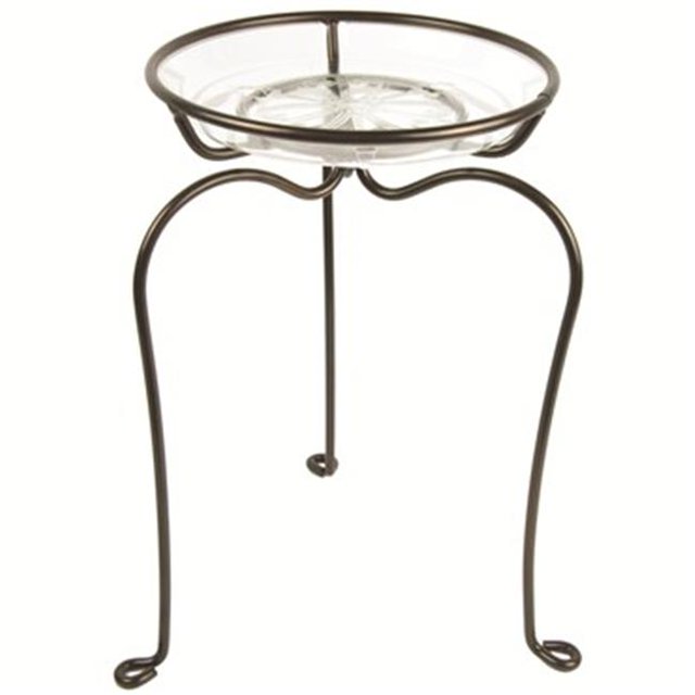 Plastec PLIDPS16RT 16 in. Decorator Plant Stand - Rust