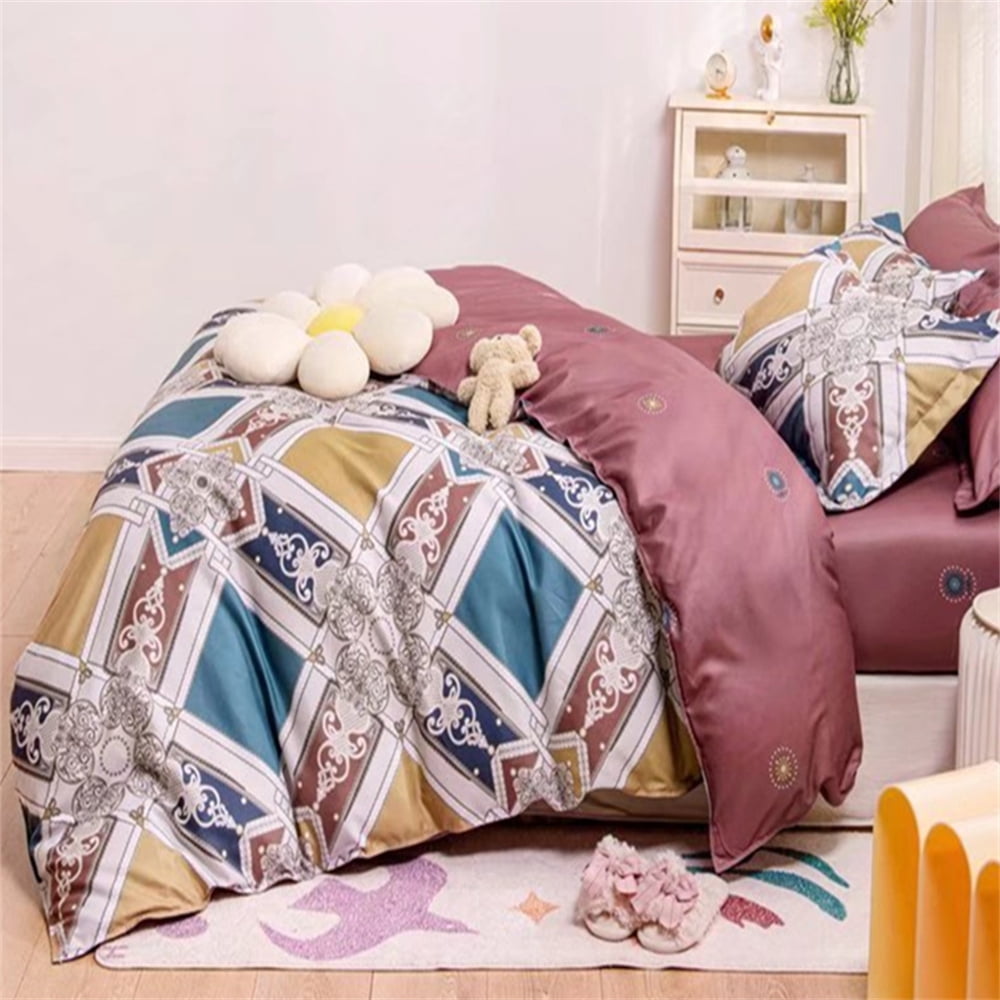 Cartoon Home Bed Set Lovely Children Bedding Suit With Pillowcase Duvet