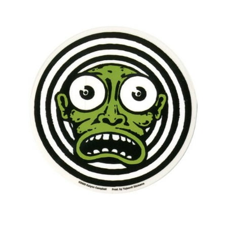 Kalynn Campbell - Green Monster Face - Sticker / Decal