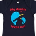 thumbnail image 4 of Inktastic My Auntie Loves Me Narwhal Family Boys or Girls Baby Bodysuit, 4 of 5