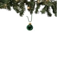 thumbnail image 5 of Pinnacle Peak Trading Christmas Green Shiny and Matte Polish Glass 30mm Ball Bauble Ornaments 20 Piece Made in Poland 1.2 Inch, 5 of 8