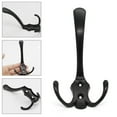 thumbnail image 5 of Yannee Coat Hooks Clothes Hooks Wall Hooks Towel Hooks Handbag Hook Holder Clothes Hanger, Black Coat Hook Wall Mounted Robe Clothes Rack Hat Wall Hanger 2 Pcs, 5 of 8