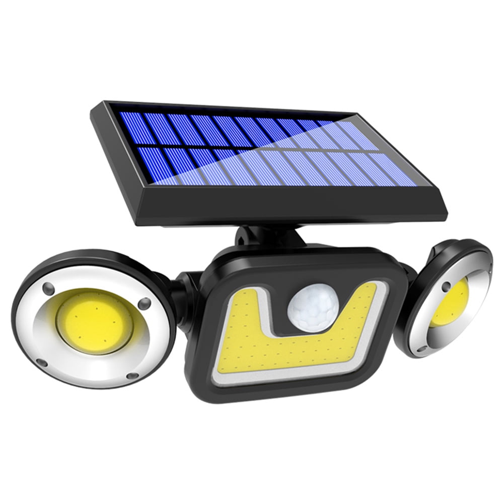 ICOCO Intelligent Safe LED Solar PIR Motion Sensor Light Wall Lamp Heat 1H 