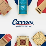 Carrom Large Board Game Set – Over 100 Family Board Games for Game Nights – All-in-One Classic Board Games (28” x 28”)