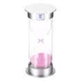 thumbnail image 1 of Unique Bargains 60 Minute Sand Timer, Sandy Clock, Count Down Sand Glass, Pink Sands, 1 of 5