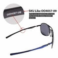 thumbnail image 2 of Walleva Black Polarized Replacement Lenses for Oakley Plaintiff OO4057 Sunglasses, 2 of 5