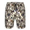 thumbnail image 3 of Logiee Dreamcatcher Print Mens Swim Trunks Quick Dry Board Shorts,Breathable Hawaii Beach Shorts Swimwear Bathing Suits-XX-Large, 3 of 6