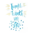 thumbnail image 2 of SD Graphics Studio 24x32 White Modern Wood Framed Museum Art Print Titled - Twinkle Little Star, 2 of 4