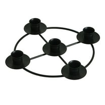 Advent Wreath Candle Holder Round Advent Candle Holders For 5 Candles Advent And Decorations Gold Metal Ring Candles Stand For Home Pillar Stands Candle Holder Table Candle Table Candle Holder Modern