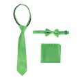 thumbnail image 4 of Gioberti Boy's Long Sleeve Dress Shirt + Solid Tie, Bow Tie, and Hanky, 4 of 4
