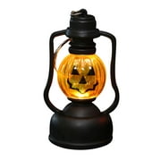 Borniu Halloween Decoration Hang LED Light Big Ghost Festival Printing Kerosene Lamp Shape with Hang Ring