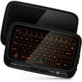 thumbnail image 1 of 2.4Ghz Mini Wireless Keyboard Touchpad Combination, with 3-level Backlight Rechargeable Full-screen Remote Control, Suitable for Android TV Box, Projector, IPTV, HTPC, PC, Laptop, 1 of 10