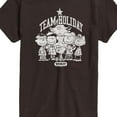 thumbnail image 2 of Peanuts - Snoopy And Friends Team Holiday Spirit - Men's Short Sleeve Graphic T-Shirt, 2 of 5