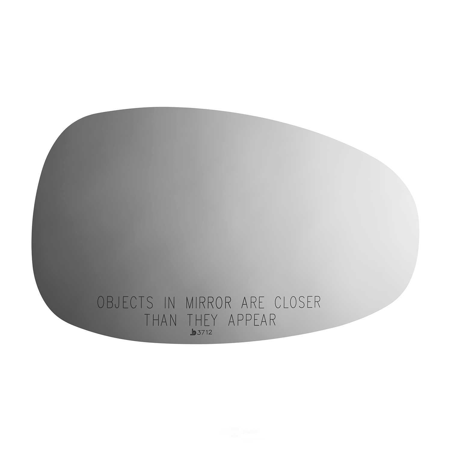 Burco Side View Mirror Replacement Glass - Clear Glass - 3712