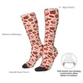thumbnail image 4 of Logiee Tomatoes Print Gift Stocking Stuffers,Adult Stockings,Novelty Socks,Funny Socks Birthday Running Walking Sleeping, 4 of 6