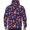 thumbnail image 7 of Sikiie Skull rainbow star mushroom Men's Hoodie, Essentials Hoodie, Sweatshirt, Pullover Hooded Sweatshirt for Men-X-Large, 7 of 7