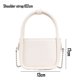 thumbnail image 2 of Bolso bandolera de cadena de moda, bolso pequeño portátil de nicho, blanco, 2 of 6