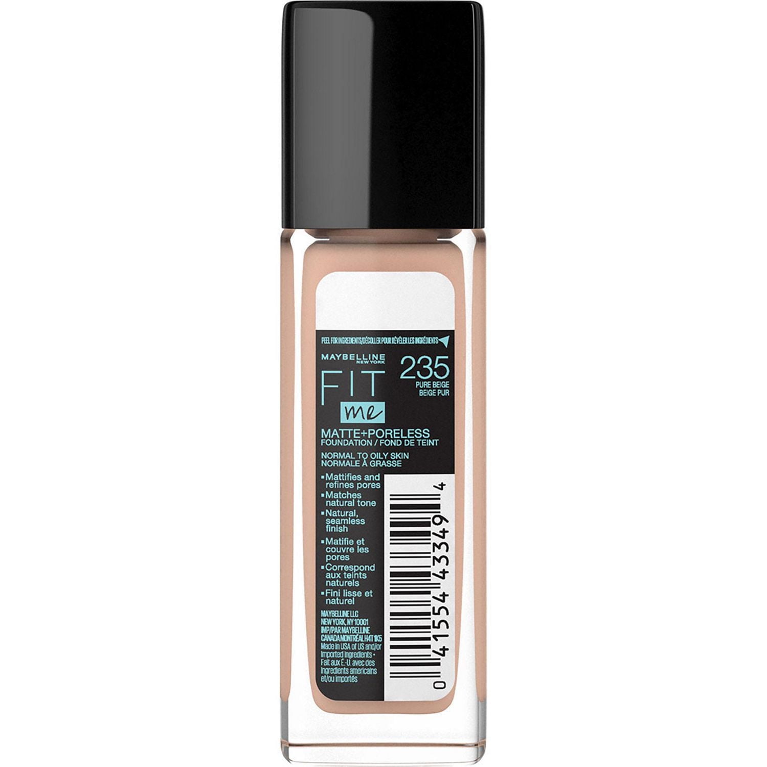 Fond de teint liquide Matte + Poreless Fit Me® Maybelline New York Fond de teint Matte + Poreless Fit Me
