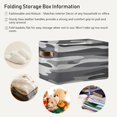thumbnail image 6 of Storage Basket Gray Military Camouflage Storage Bin with Handle , Large Storage Cube Collapsible for Shelves Closet Bedroom Living Room 1PC Decor Gifts, 6 of 7