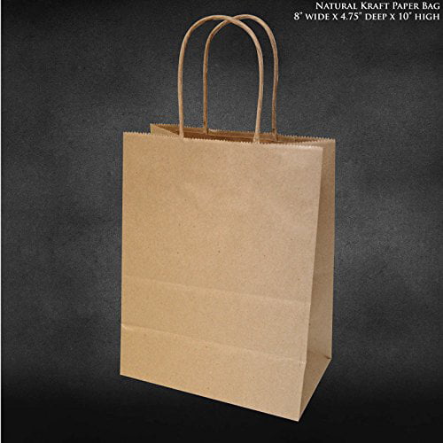 14X12" Defunct Lucky's Famous Market Florida Large Brown Paper Shopping Bag 