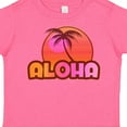 thumbnail image 4 of Inktastic Pink Aloha Palm Girls Toddler T-Shirt, 4 of 5