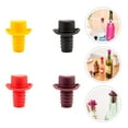 thumbnail image 6 of WEUVEB Silicone Wine Bottle Stoppers, Assorted Colors, Air-Tight Seal, Reusable, Dishwasher Safe, 8Pcs, 6 of 8