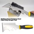 thumbnail image 4 of Putty Knife,Multifunctional Stainless Steel Paint Scraper Tool,Putty Knife Scraper,Paint Stripper for Painting & Wood, 4 of 8