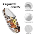 thumbnail image 5 of Zufioo Cats & Dogs Group Print Adult TPR Cotton Slippers,Winter Home Cotton Slippers Suitable for Adults, Men and Women, Indoor and Outdoor-39/40, 5 of 7