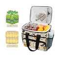 thumbnail image 2 of FORMRS Insulated Cooler Bag 24 Cans Capacity Soft Leakproof Lunch Box with Side Pockets, Halloween Cute Ghosts, 2 of 7