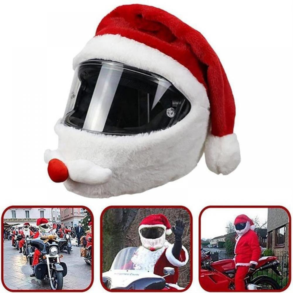 Christmas Helmet Cover for Motorcycle 