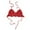 Red, variant on Zpanxa Wireless Bras for Women Crochet Cutout Backless Halter Bikini Top Wireless Pullover Boho Beach Bra