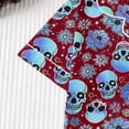 thumbnail image 6 of DHFJKG Halloween Pajamas Women Set Skull Print Button Down 2 Piece Pjs Short Sleeve Loungewear Set, 6 of 8