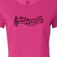 thumbnail image 4 of Inktastic Music Staff Musical Gift Women's T-Shirt, 4 of 5