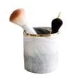 thumbnail image 2 of Portalápices para escritorio, soporte para brochas de maquillaje, soporte para escritorio, taza para lápices con patrón de mármol para niños, organizador de escritorio de cerámica duradero, regalo, 2 of 8