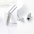 thumbnail image 3 of Unisex Crystal Cylinder Urn Necklace for Ashes Cross Memorial Keepsake Jewelry Stainless Steel Cylinder Urn Jewelry, 3 of 4