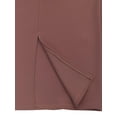 thumbnail image 5 of MixMatchy Women's Casual Classic Bodycon Pencil Skirt, 5 of 5