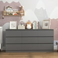 thumbnail image 2 of Kadyn 9 Drawers Dresser Cabinet, Storage Cabinet for Living Room, Dressers & Chests of Drawers for Hallways, Gray, 2 of 12