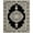 Black/Ivory, variant on SAFAVIEH Marbella Beatrice Traditional Area Rug, Light Grey/Ivory, 2'3" x 4'